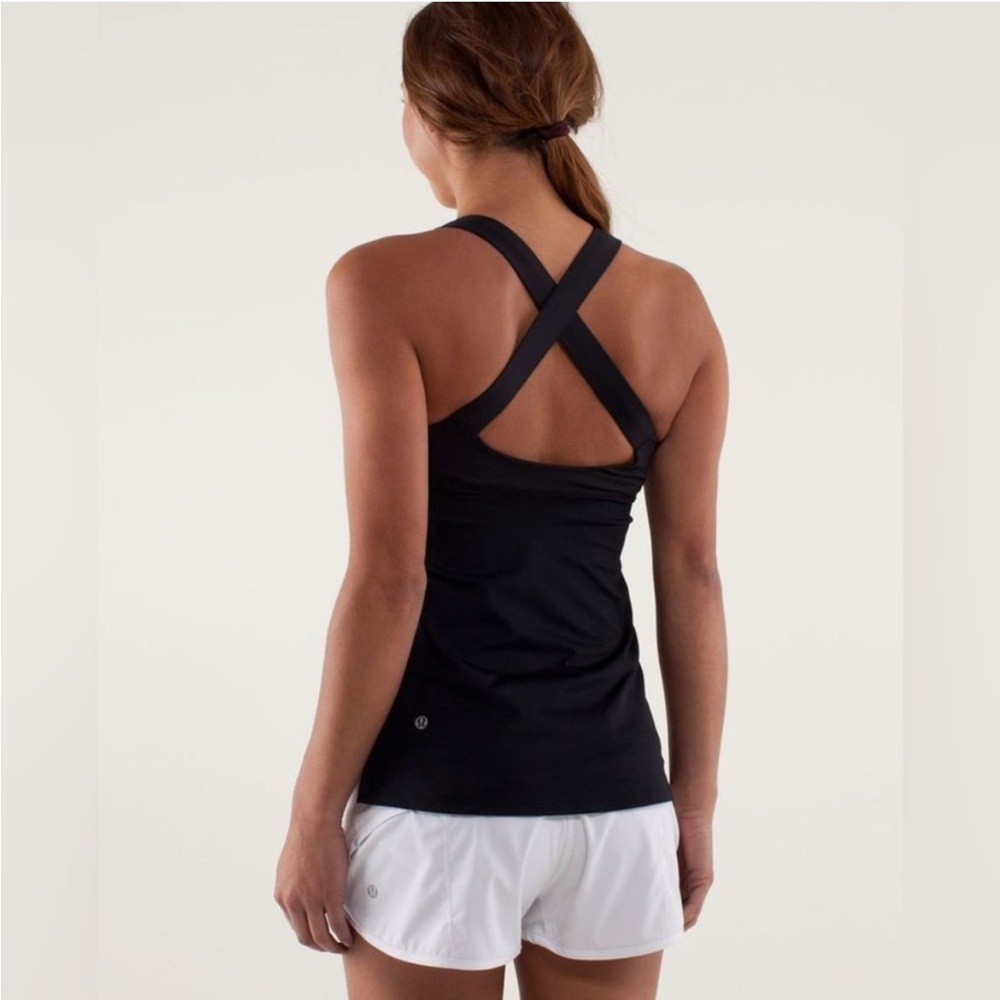 lululemon athletica cross back black Sports Bra tank